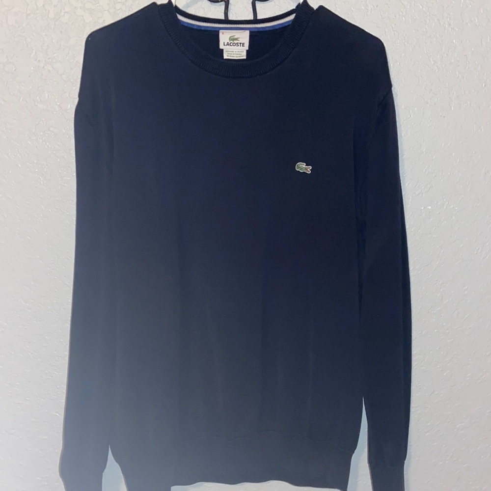 Lacoste Men’s sweater size 6- Black